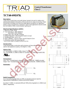 TCT40-09E07K datasheet  